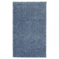 Samoa uni shag tæppe i blå i 160 x 230 cm